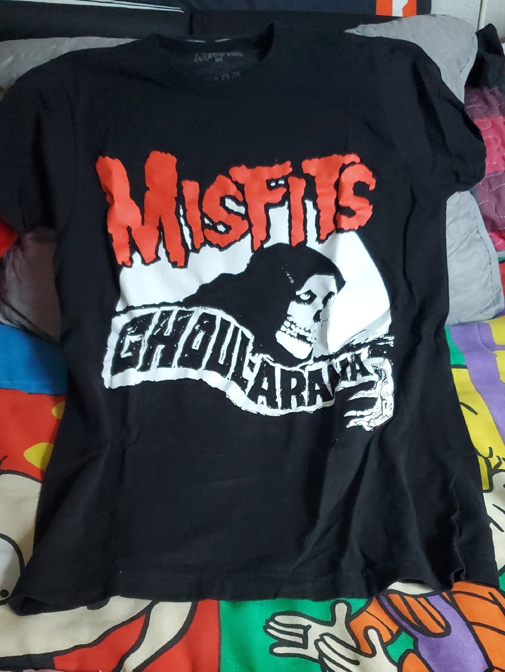 Misfits Ghoul Graphic Tee in Black and Red